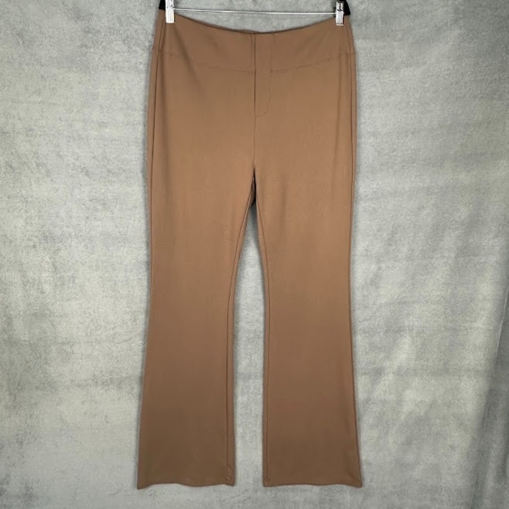 Halara Pants Women Extra Large Tall Brown Flex High Waist Stretch Comfort Office
